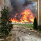 Illustration for article titled F-18 Crashes into Apartment Building and Explodes (Update: No Deaths)